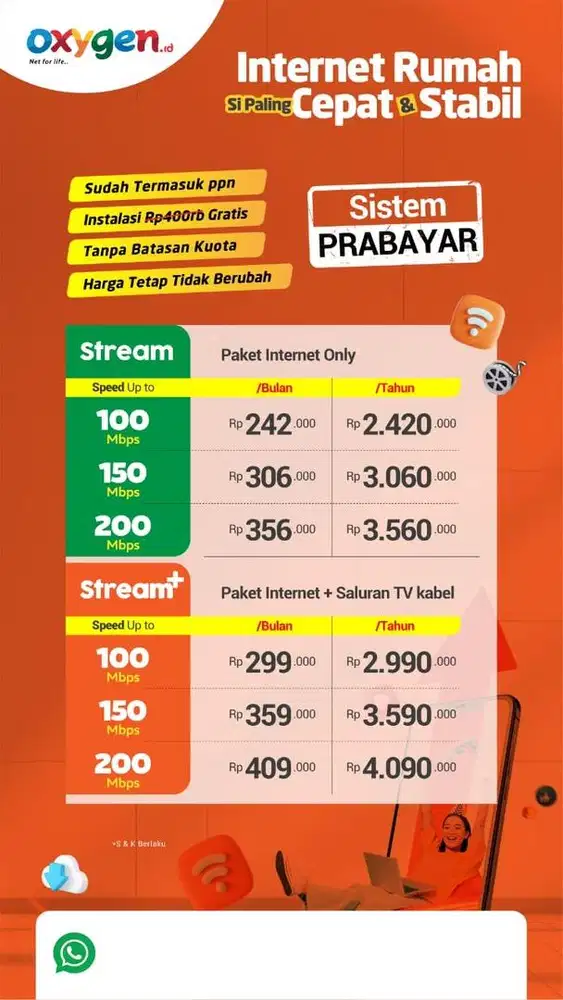 WIFI MURAH DAN PEMASANGAN GRATIS
