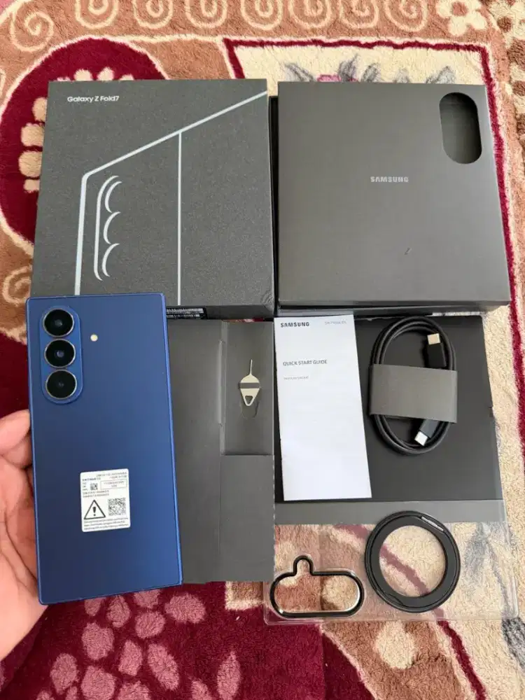 samsung Z fold 7 ram 12/512gb garansi 01-10-2026 resmi sein fulset ori