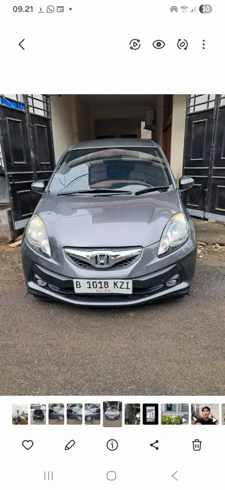 Dijual Honda Brio Satya E 1.2 Manual 2014