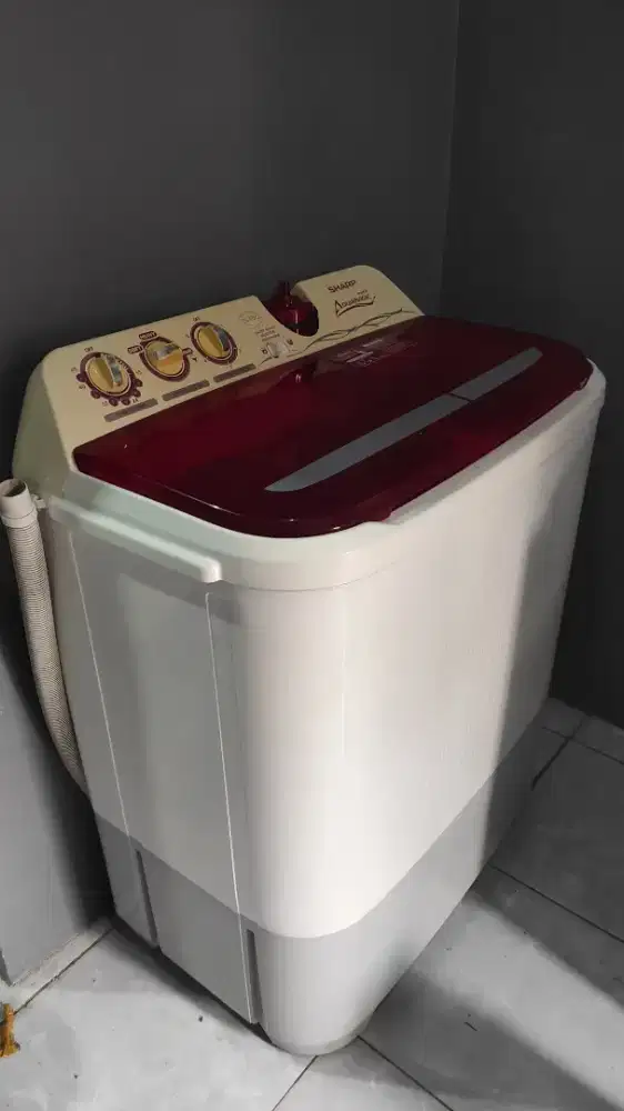 Mesin cuci Sharp 9kg normal siap pakai