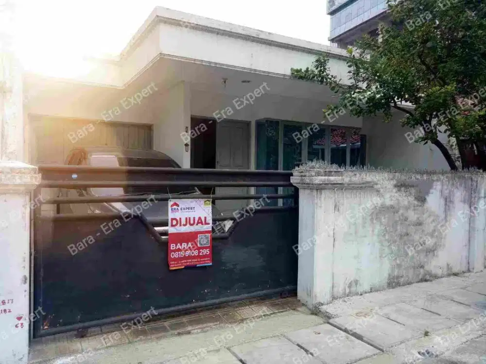 Jual rumah bagus 1 lantai siap huni dengan jalan lebar di cempaka putih