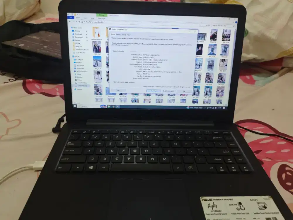 Jual Laptop Asus E14-E402YA No Minus