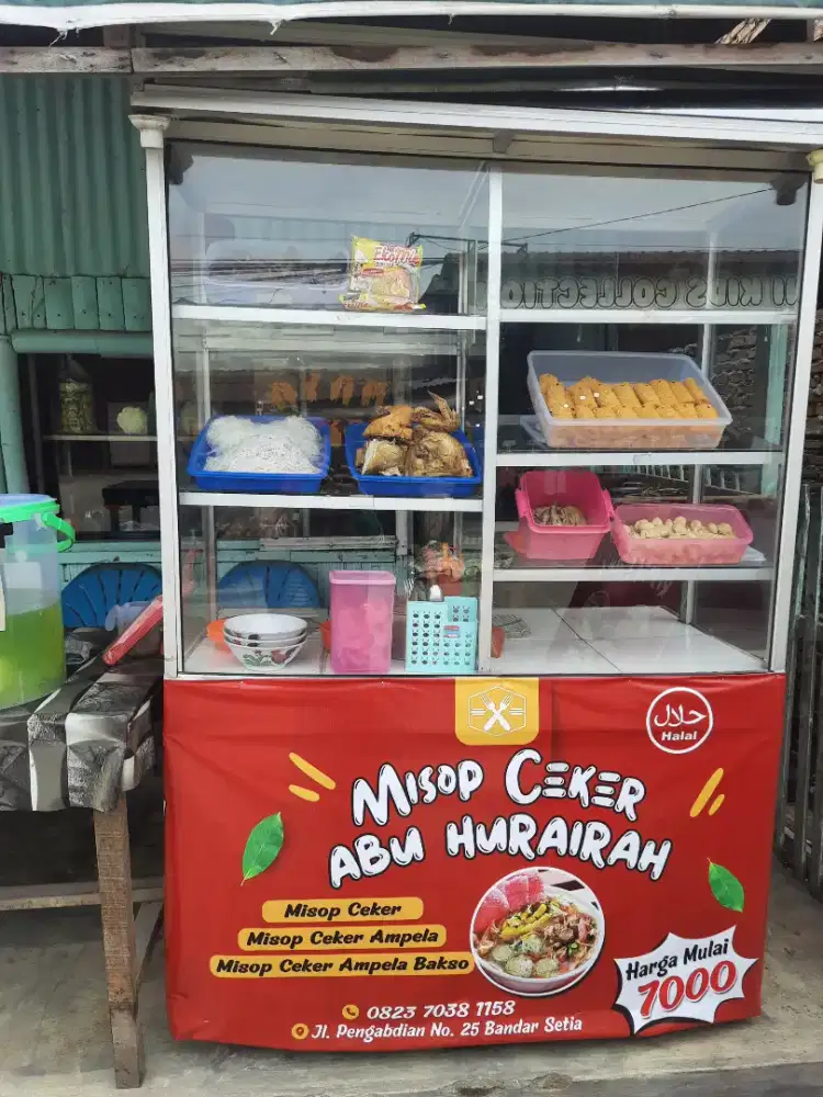 Steling Jualan set meja kompor