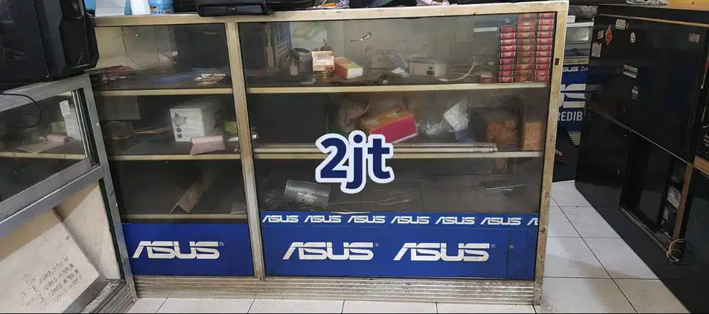 ETALASE ALUMUNIUM KACA