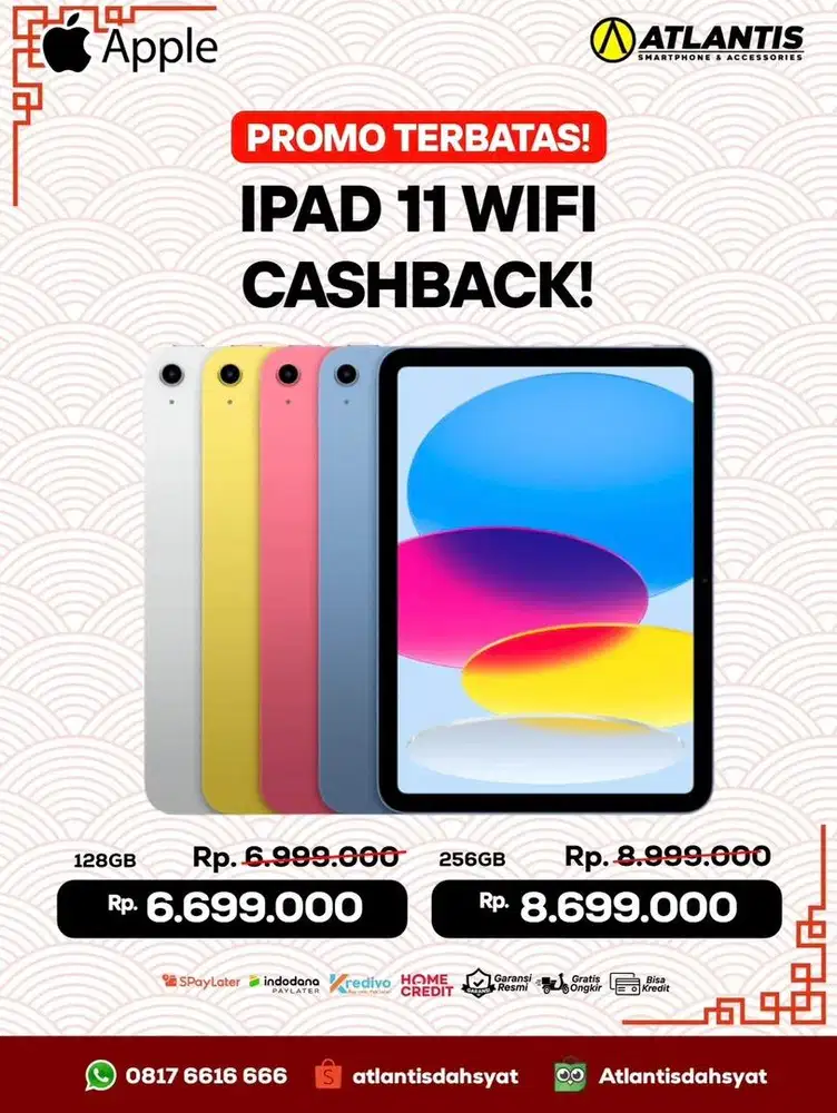 Ipad A16 128gb ATLANTIS DAHSYAT