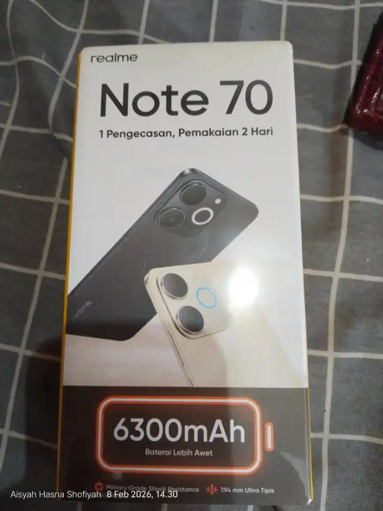Realme note 70 black