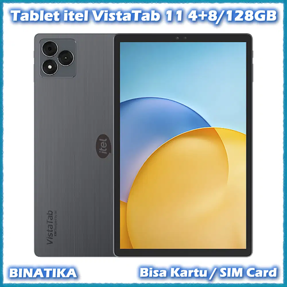 Tablet itel VistaTAB 11 4+8/128GB Second Lengkap Original Resmi + Case