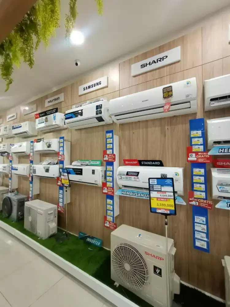 AC SHARP PROMO BUNGA MULAI DARI 0% FRE1/2X CICILAN