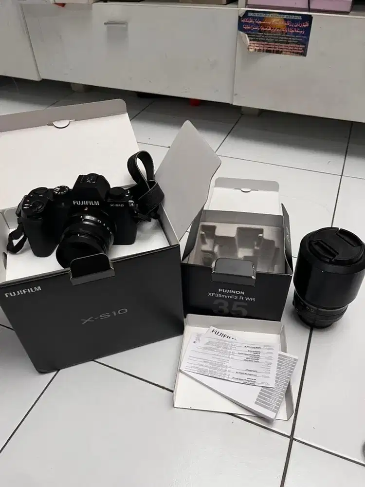 Fujifilm Xs10 + Lensa 35mm f2 + Lensa Xf fujinon 50-200mm