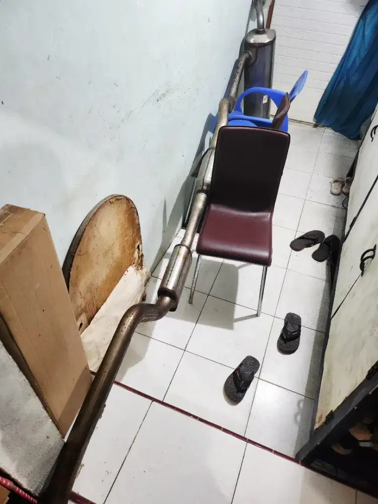 Knalpot mobil bmw G20 tanpa downpipe