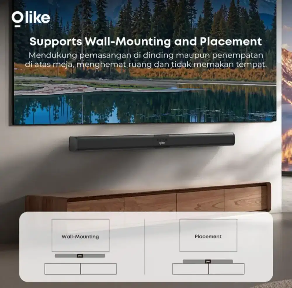 Home teather Sounbar bluetooth OLIKE S10H