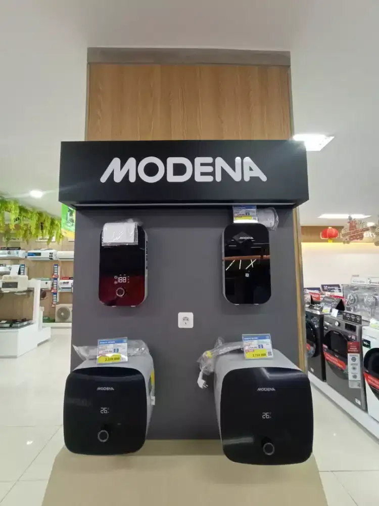 MODENA WATER HEATER SETROGE 10L BLACK PROMO BUNGA 0% FRE 1/2X CICILAN
