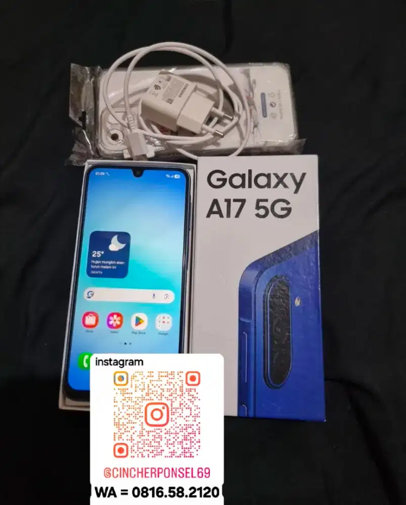Jual hp SAMSUNG A17 5g 8/256 grns sampai nov 26
