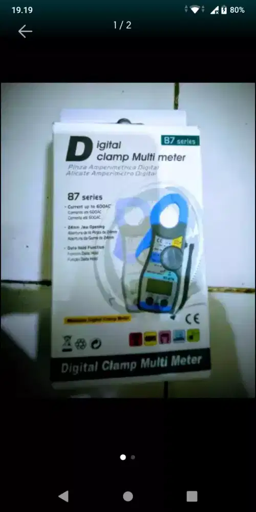 Digital Clamp Multimeter seri KT 87 N