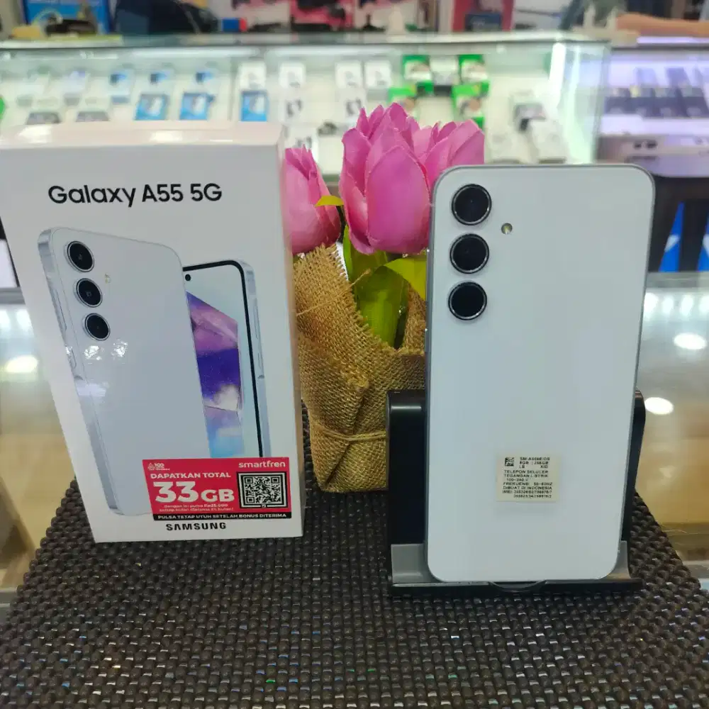 Samsung a55 5g 8/256 mulus lengkap