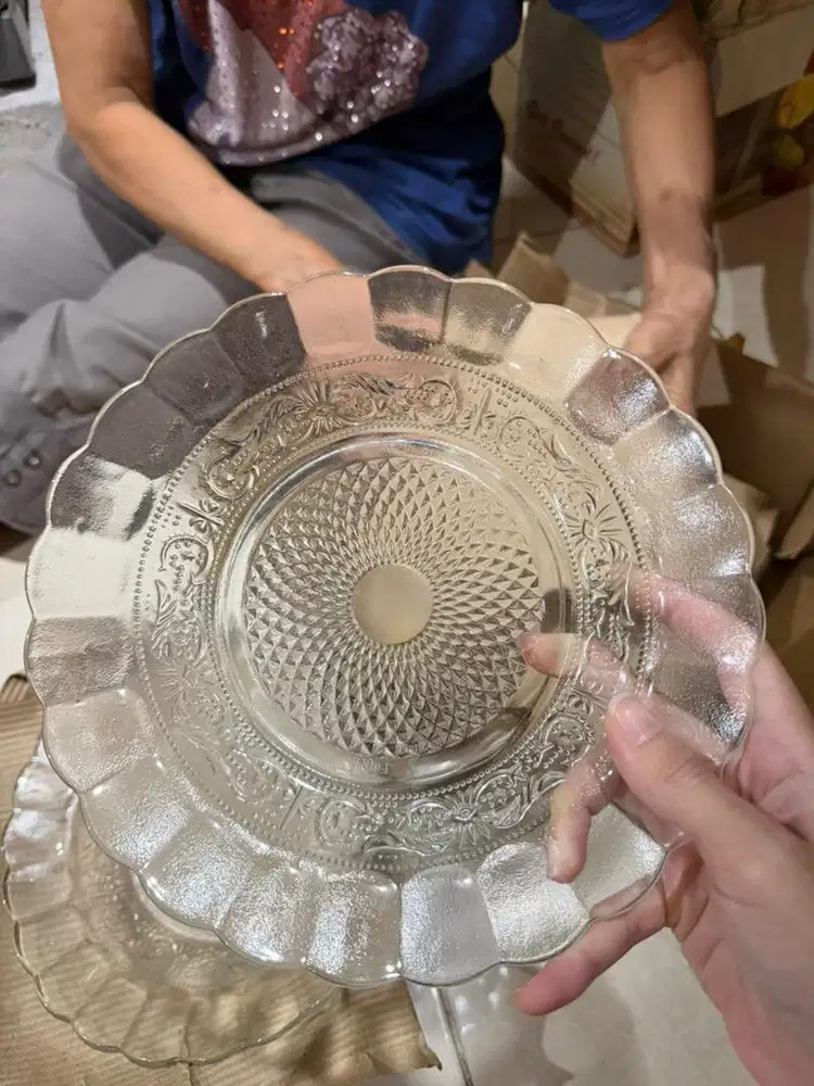 Piring Beling motif Crystal