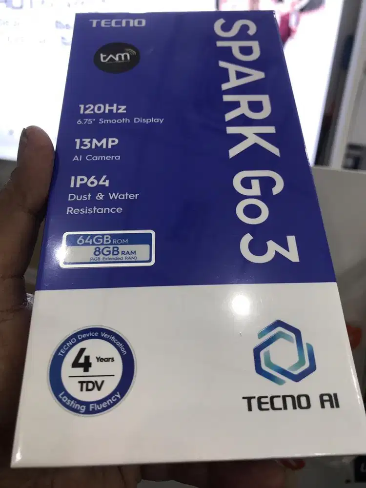 Tecno spark go 3 4/128