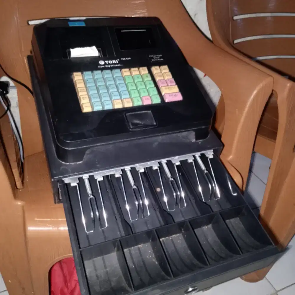 Jual mesin kasir merk TORI kondisi masih hidup minus