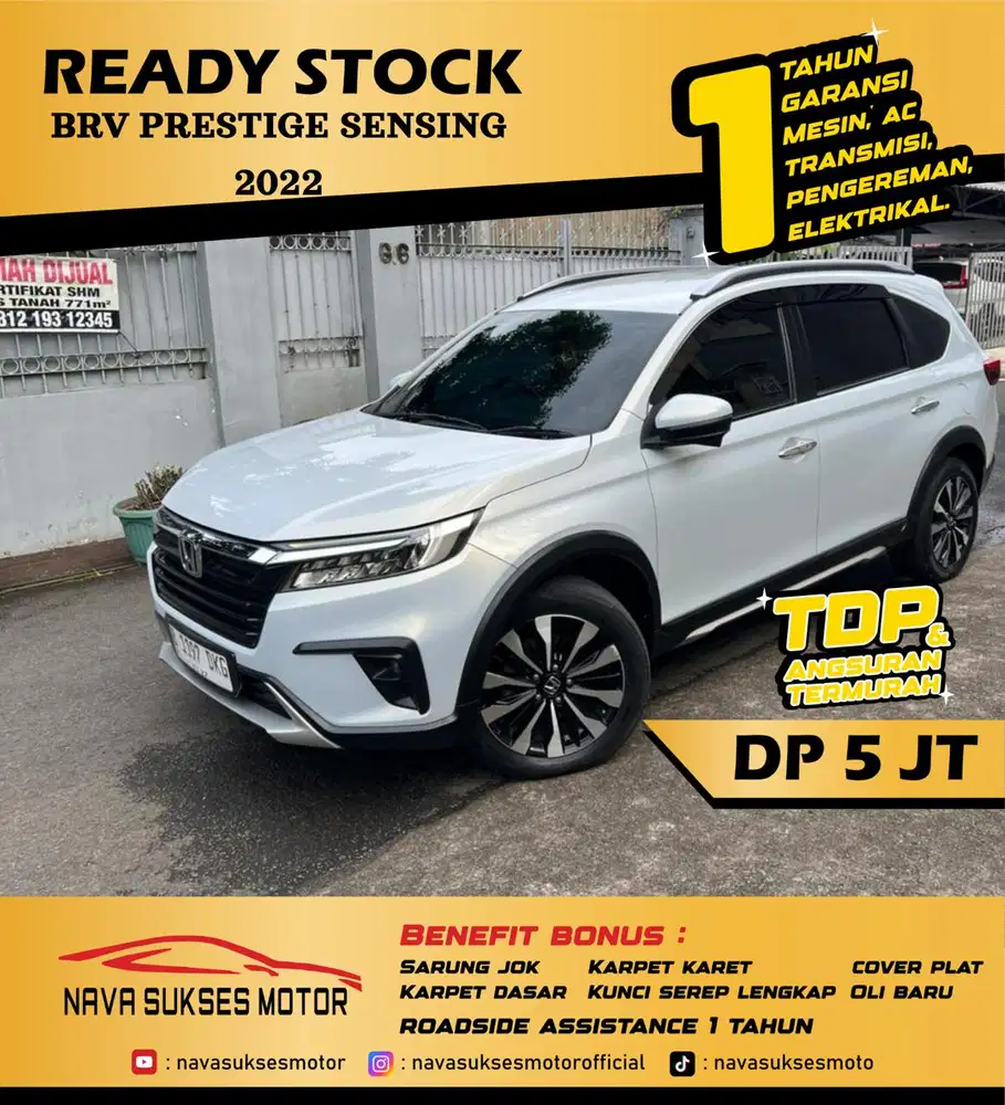 TDP 5 JUTA - BRV PRESTIGE SENSING 2022