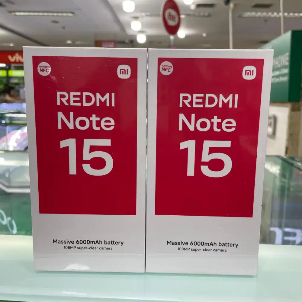Xiaomi Redmi Note 15 4G ram 8gb+8gb/256gb baru garansi resmi