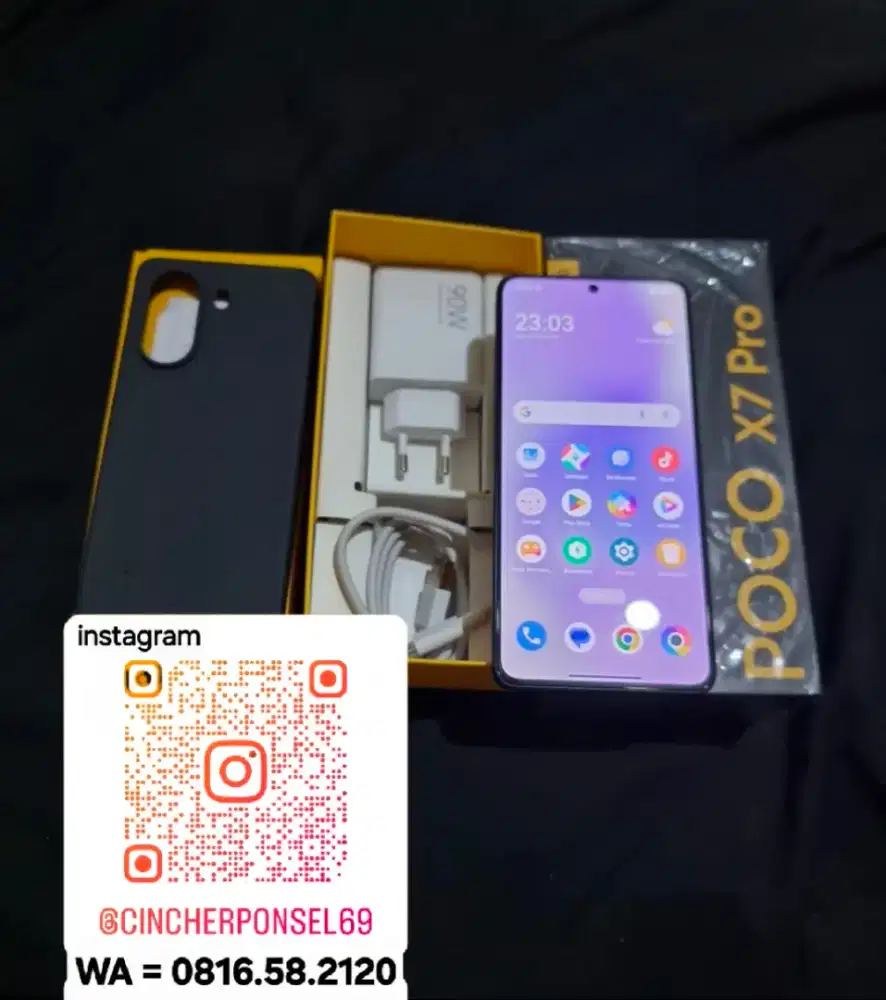 Jual hp bekas review POCO X7 pro 12/512 buka dus saja