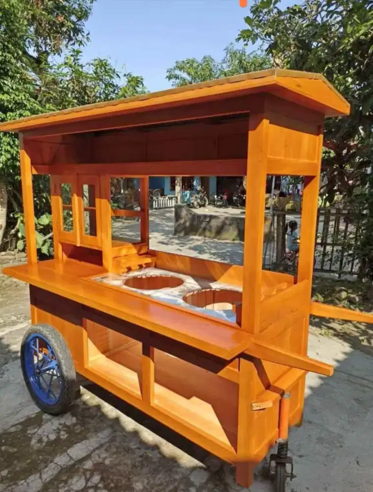 Jual Gerobak Angkringan,Bakso,Mie Ayam,Bubur,Roti BakardlL.