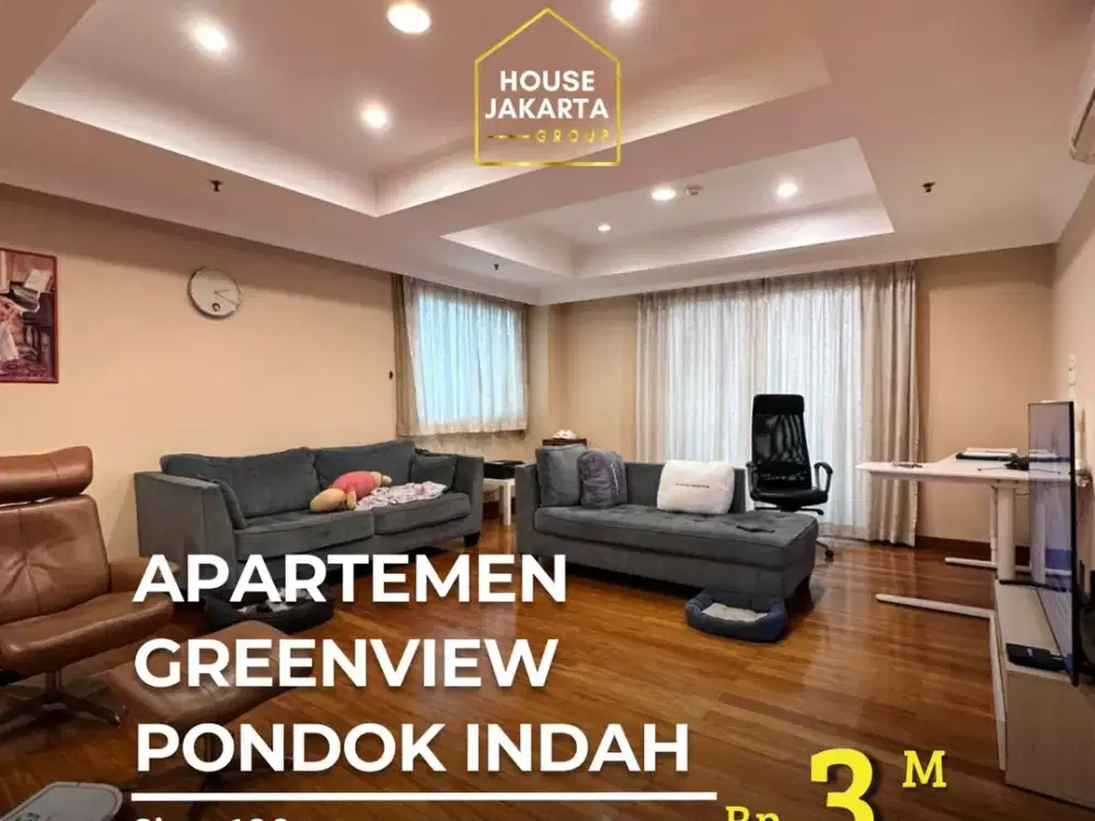 DIJUAL APARTEMEN GREENVIEW PONDOK INDAH