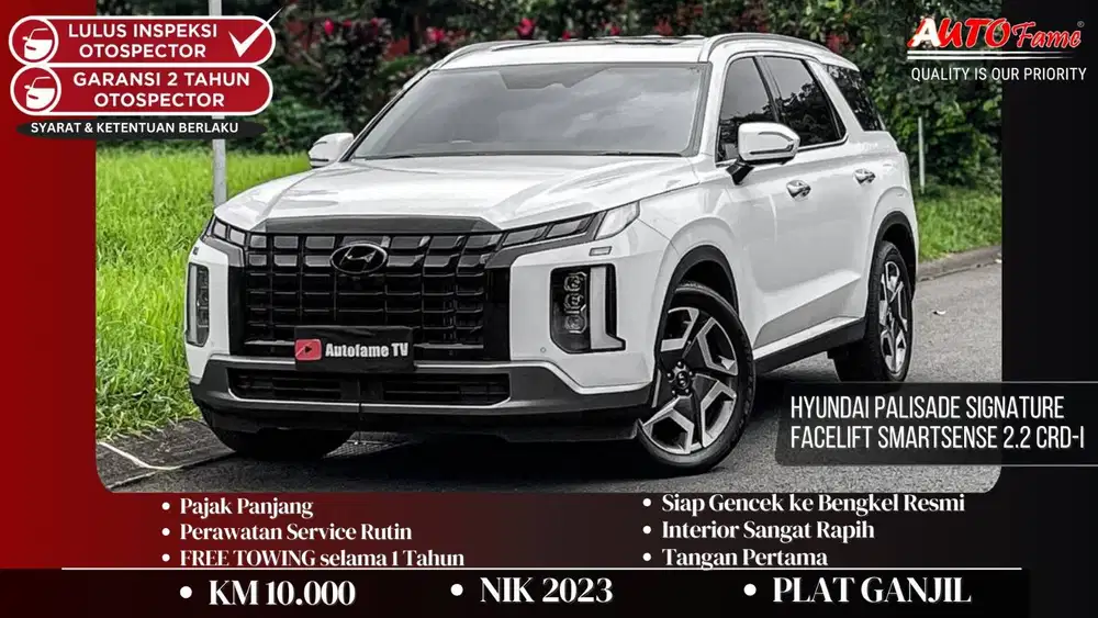 Hyundai Palisade Signature Facelift SmartSense 2.2 CRD-i NIK 2023