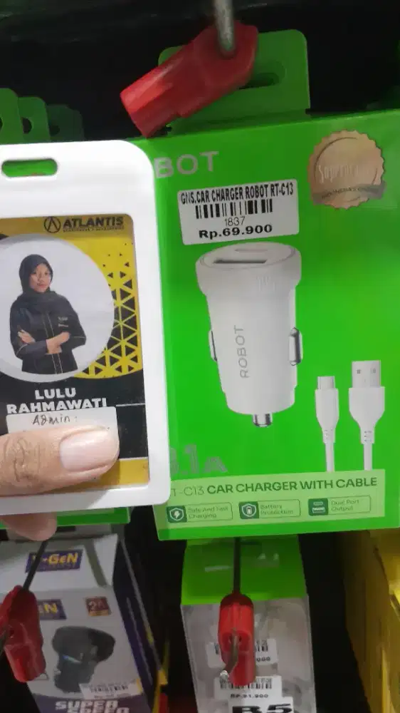 CAR CHARGER ROBOT RT-C13