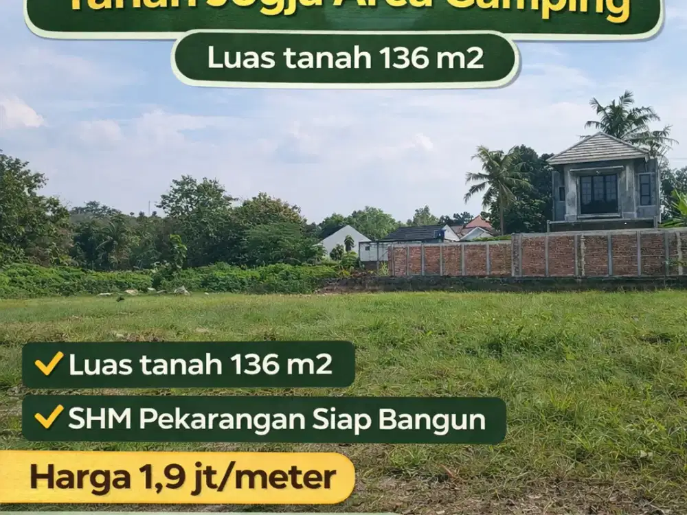 Tanah Jogja Area Gamping Murah Dekat Kandang Ingkung Resto
