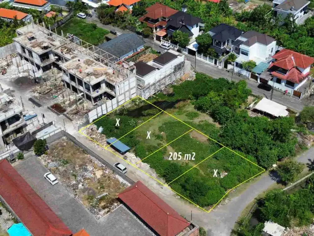 Jual tanah di mertanadi KEROBOKAN dkt SEMINYAK kawasan pariwisata Bali