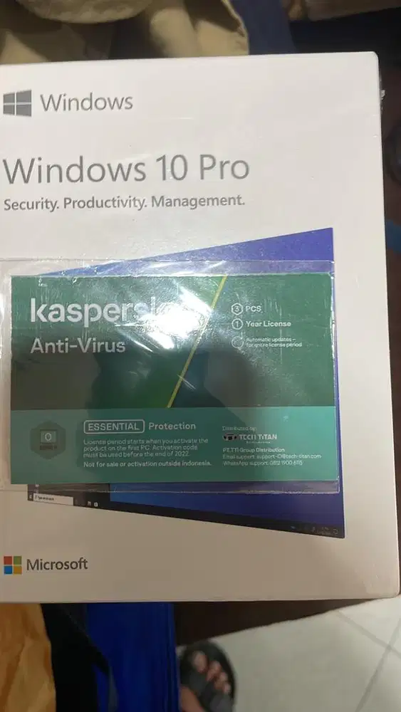 Retail Box Windows 10 pro original