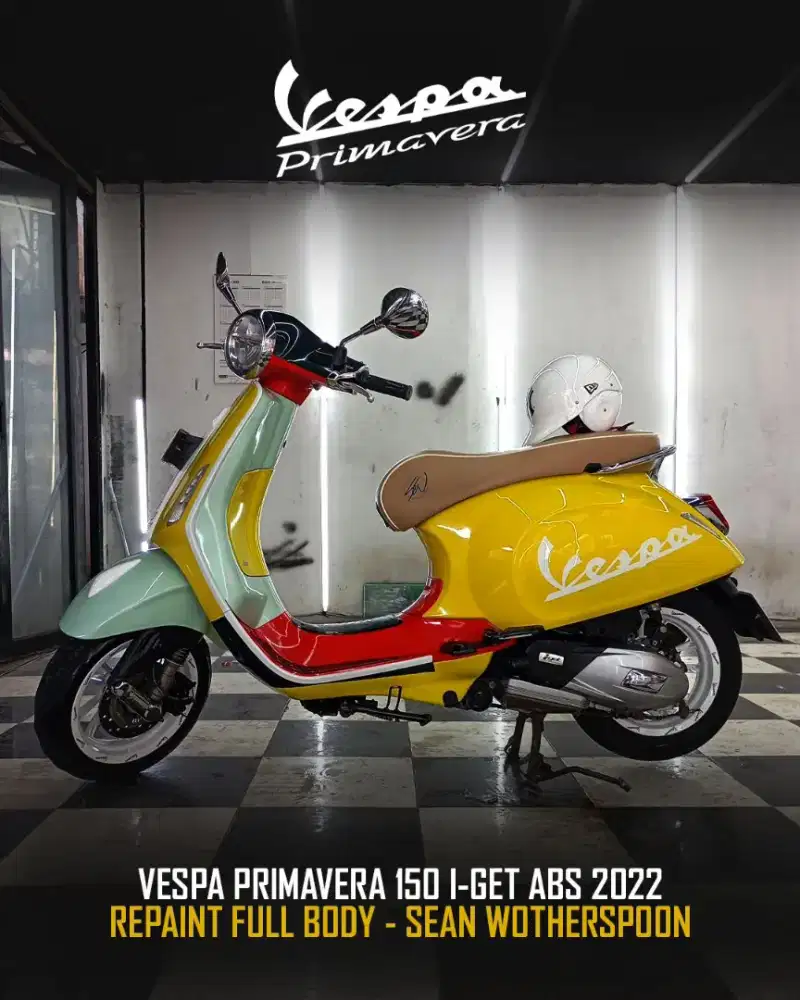 VESPA PRIMAVERA 2022 REPAINT SW!