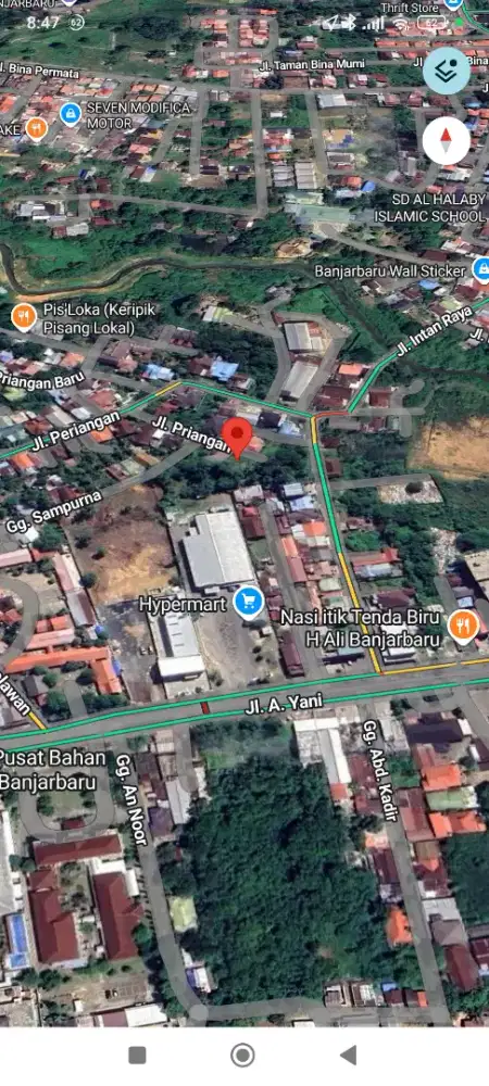 DIJUAL TANAH LOKASI LOKTABAT UTARA DEKAT JALAN A.YANI KM 33 BANJARBARU