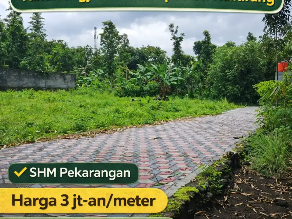 Tanah Jogja Area Kost 4 Menit Kampus UII Kaliurang