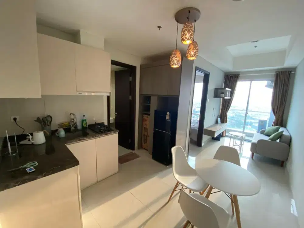 [No Agent/Direct Owner] Dijual Apartemen Puri Mansion 1 Bedroom Fully Furnished Siap Huni Jual Cepat