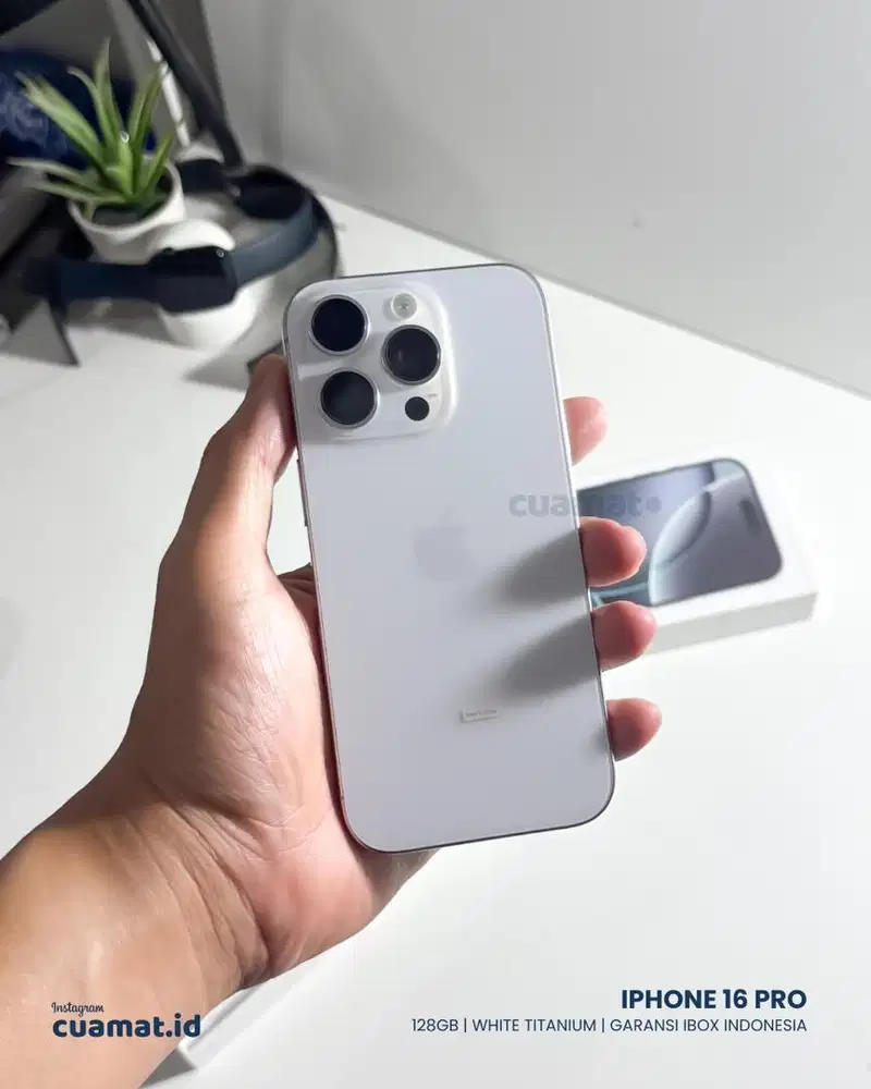 iPhone 16 Pro 128GB White Titanium iBox