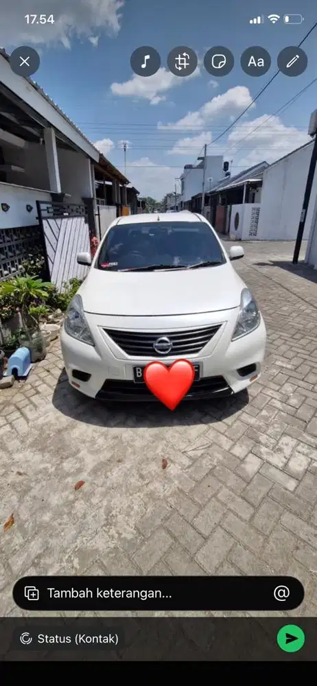 Jual murah mobil nisan almera ex BB