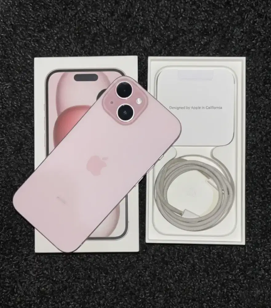 iPhone 15 128GB iBox Pink Garansi On Juni 2026