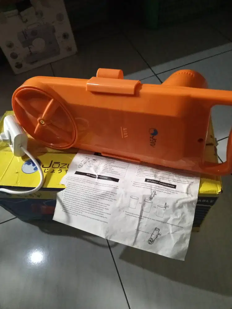 Mesin cuci josu portable, belum pernah digunakan
