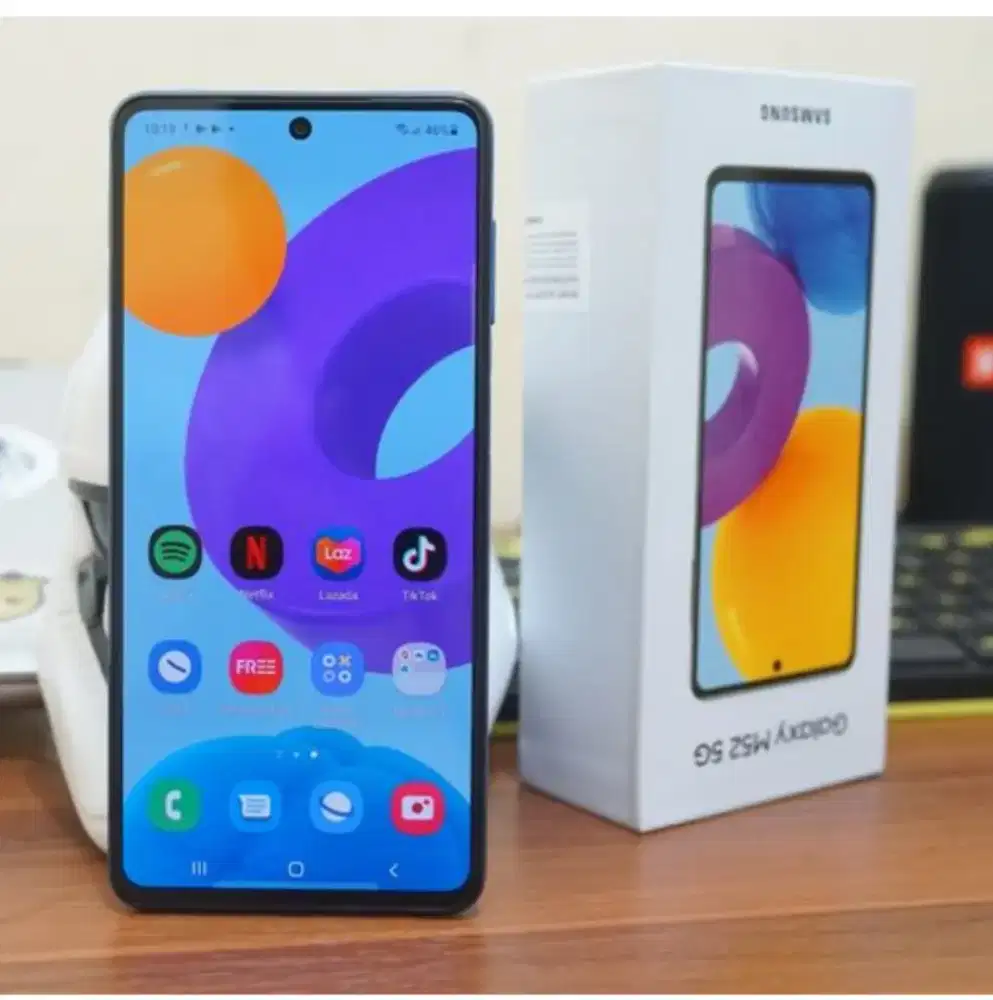 Murah hp Samsung M52 5G 8/128 lkp, bs TT
