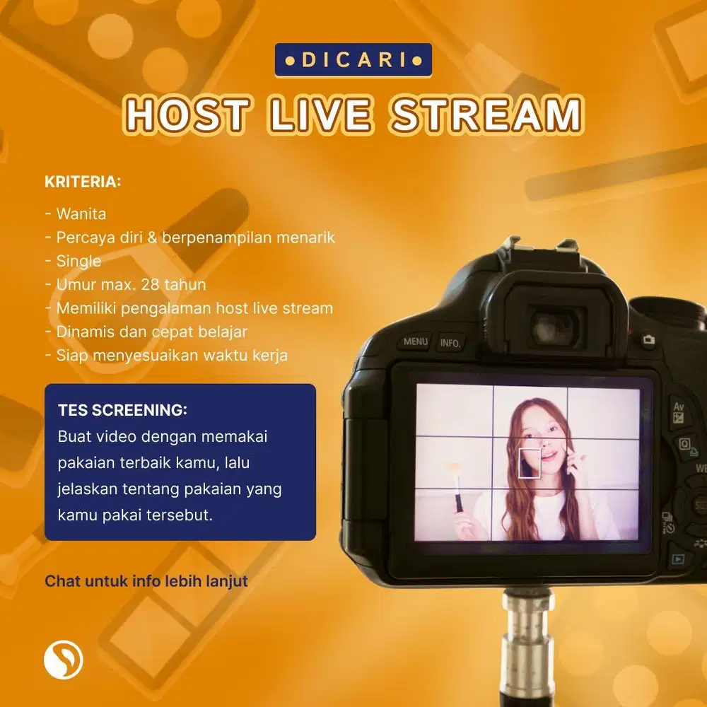Host Live Stream Khusus Wanita