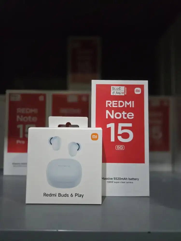 Redmi note 15 5g 8/256 free redmi Buds 6 play