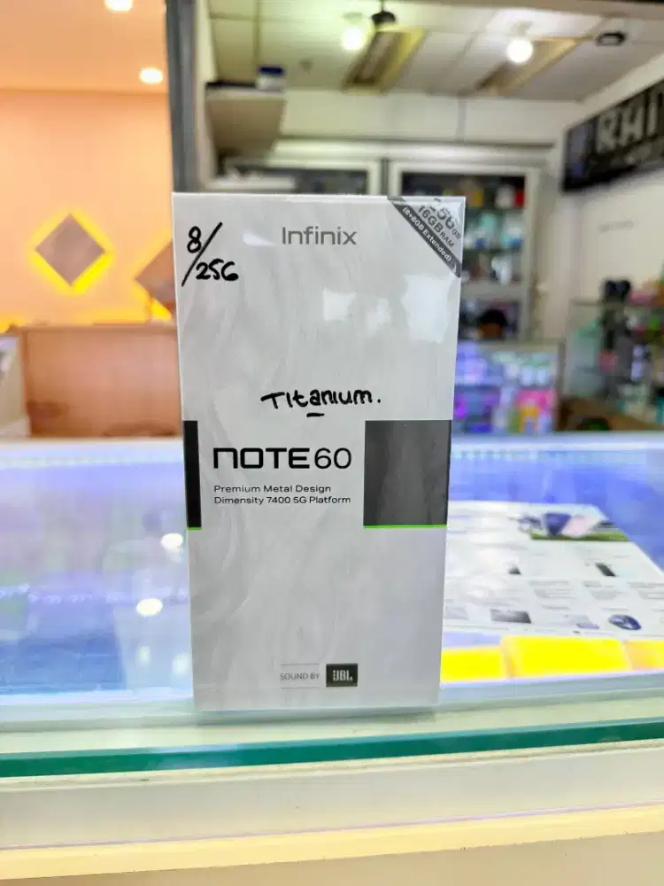 infinix NOTE 60 5G+ 8/256 New