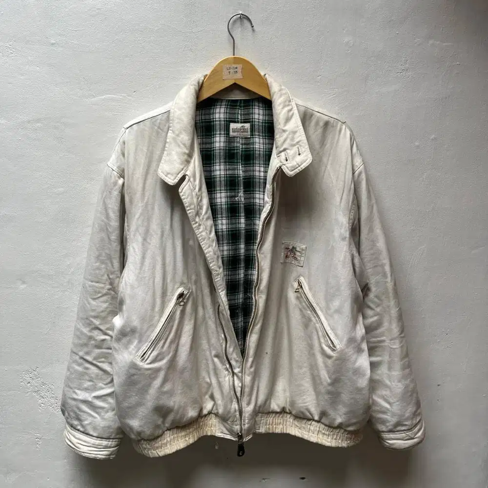 HARRINGTON JACKET MACHOPE VINTAGE HEAVYWEIGHT TEBAL BOXY ORIGINAL