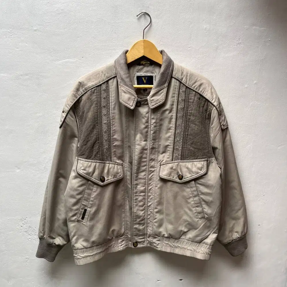 HARRINGTON JACKET CALRO VALENTINO VINTAGE TEBAL BOXY ORIGINAL