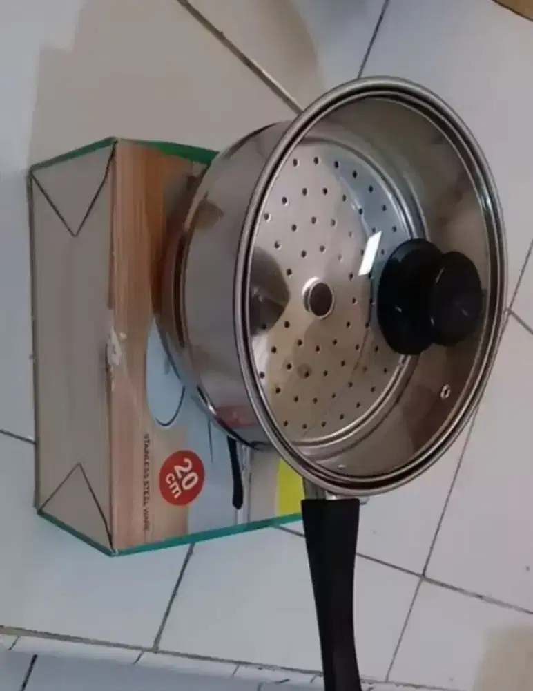 Panci susu steamer stainless