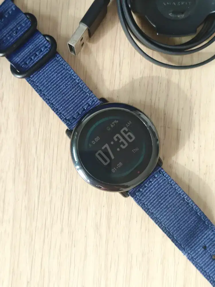 Jam Outdoor Amazfit Pace Xiaomi Running Mulus Normal