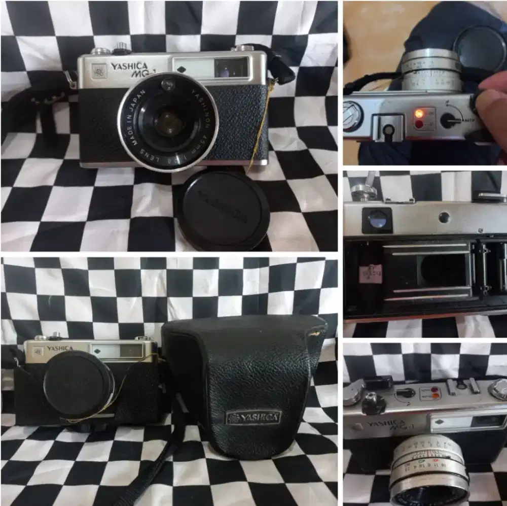KAMERA ANALOG MANUAL VINTAGE YASHICA MG-1 MADE IN JAPAN 1975