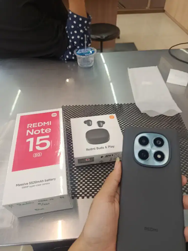 PROMO REDMI NOTE 15 5G GRATIS REDMI BUDS 6 PLAY PERIODE TERBATAS